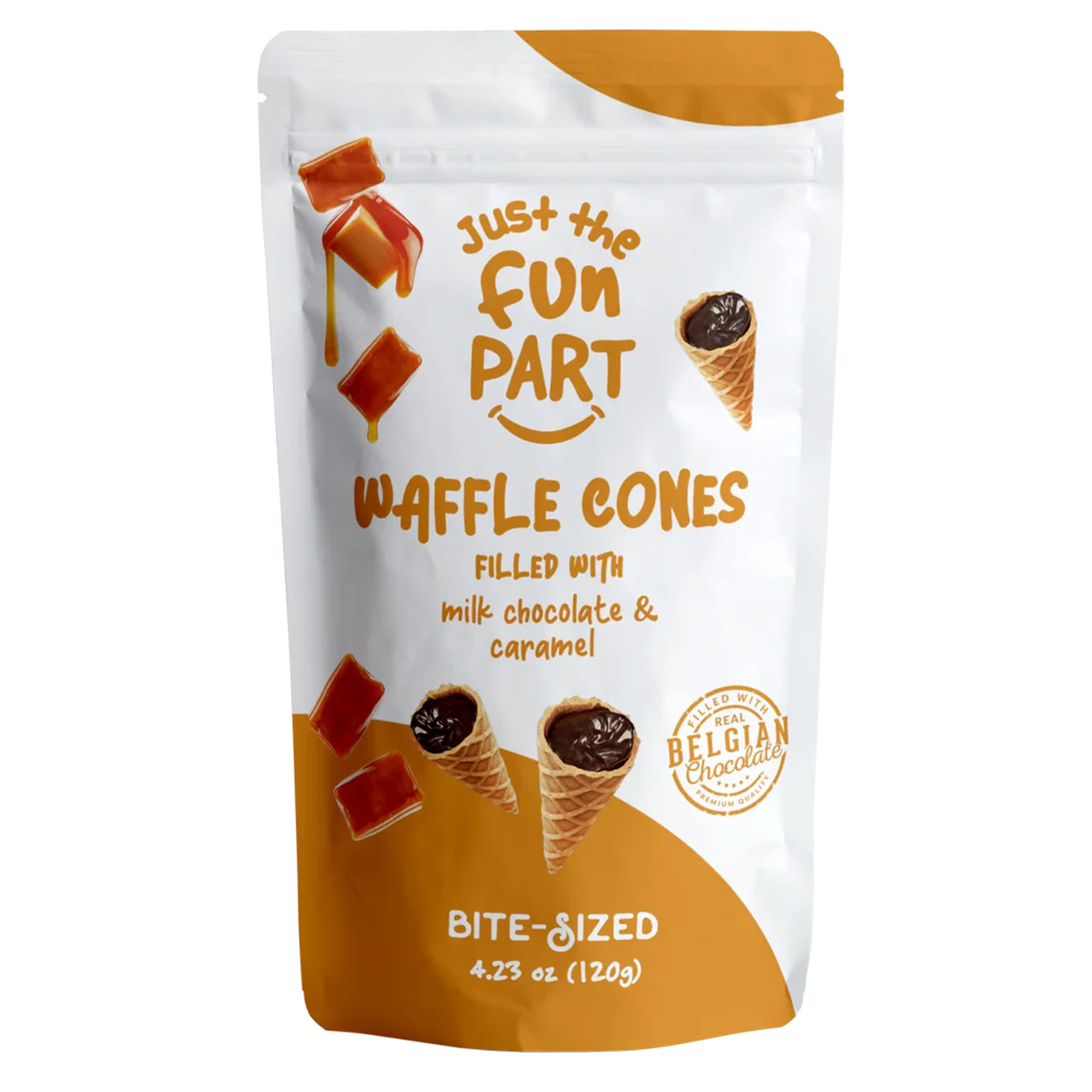 JUST THE FUN PART Caramel & Milk Chocolate 120g