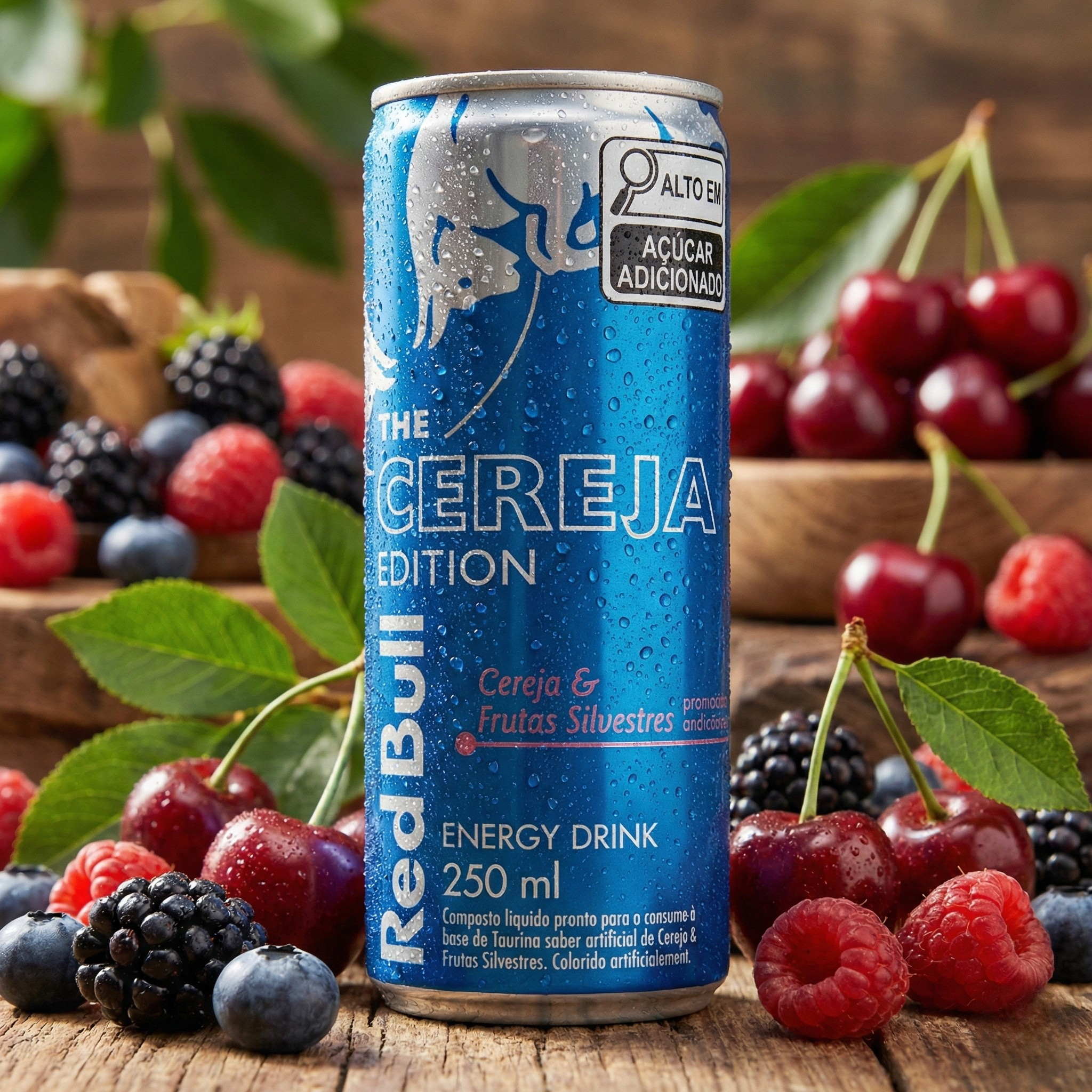 Red Bull The Cereja Edition - Saveur Cerise & Fruits Sauvages (Canette 250ml)