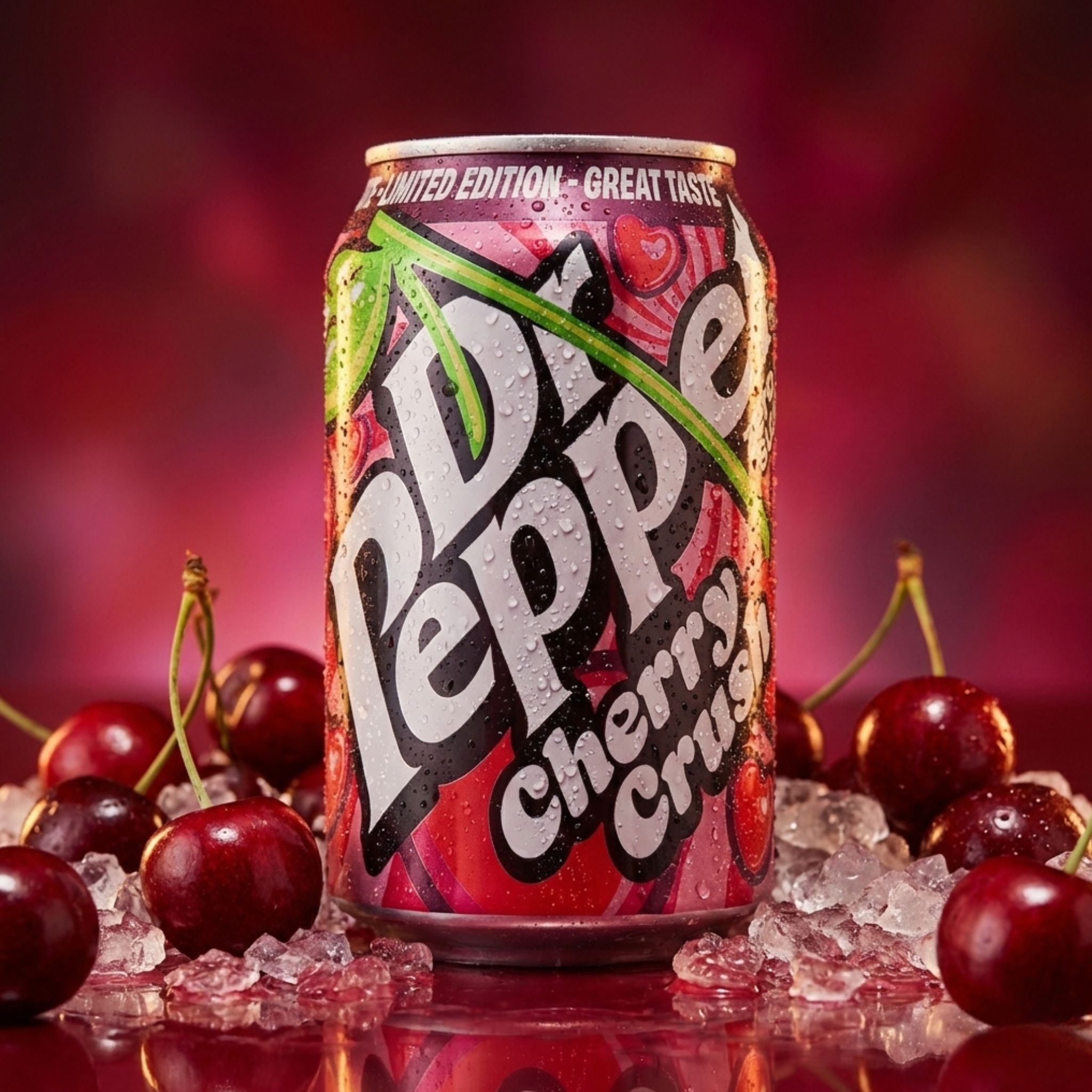 Dr Pepper ZERO Cherry Crush - Édition Limitée Zéro Sucre (Canette 355ml)