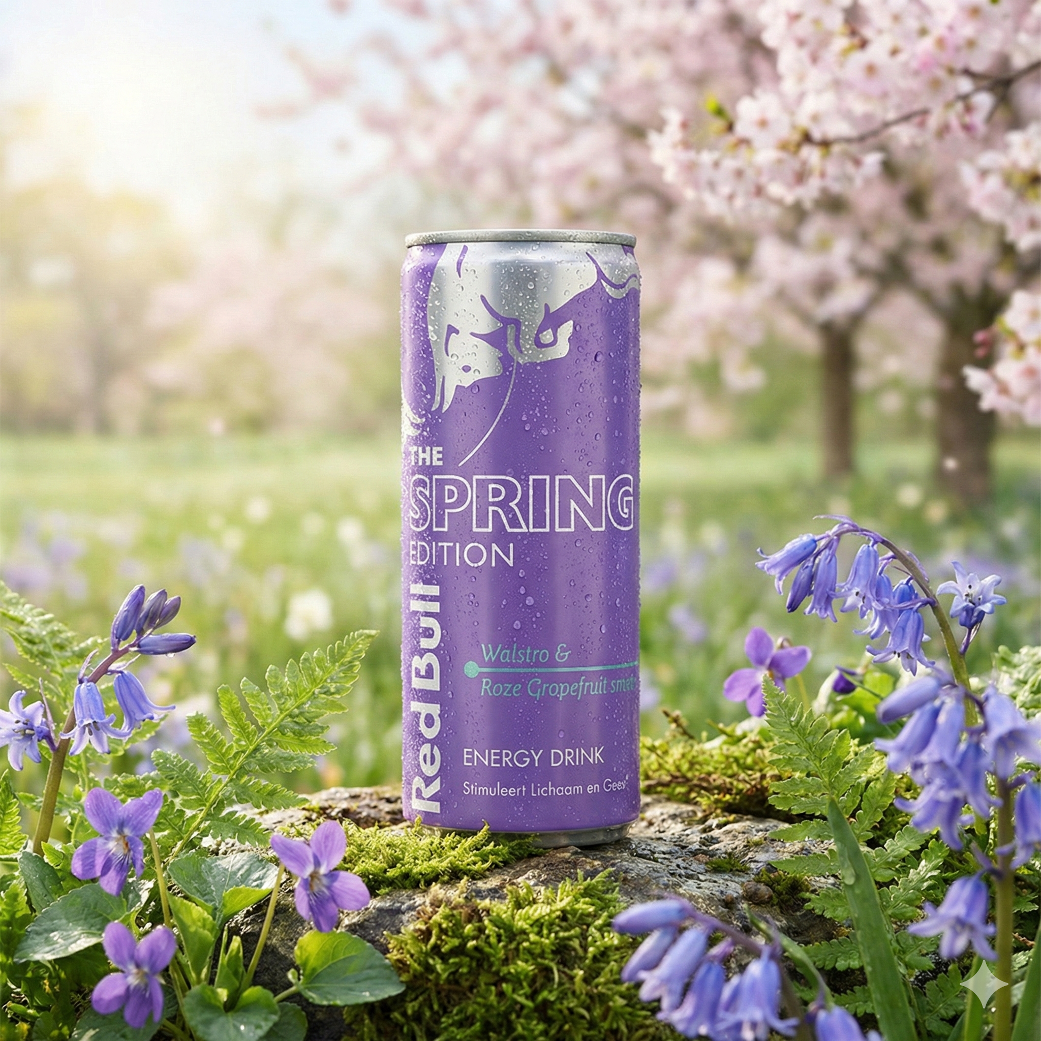 Red Bull The Spring Edition - Saveur Aspérule & Pamplemousse Rose (Canette 250ml)