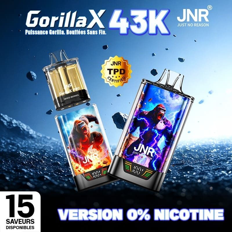 Kit Gorilla X + 2x10ml - 0mg - JNR
