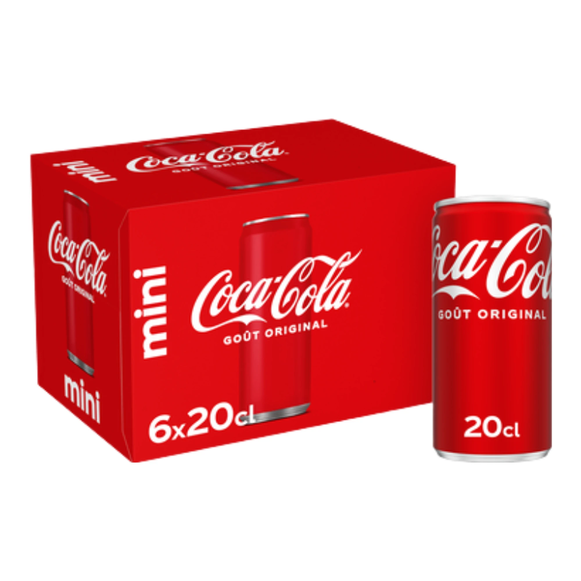 Coca-Cola boisson gazeuse goût original 6 x 20 cl