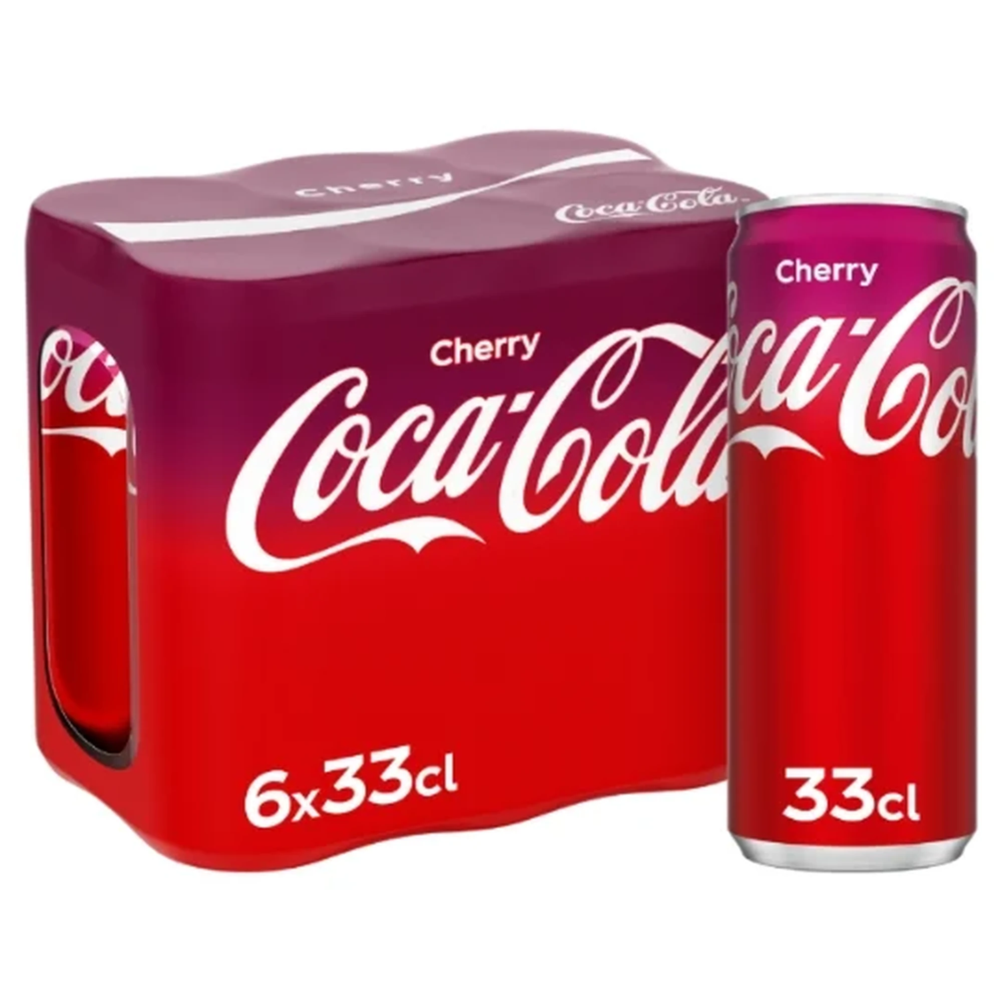 Pack de canettes Coca-Cola Cherry 6x33 cl