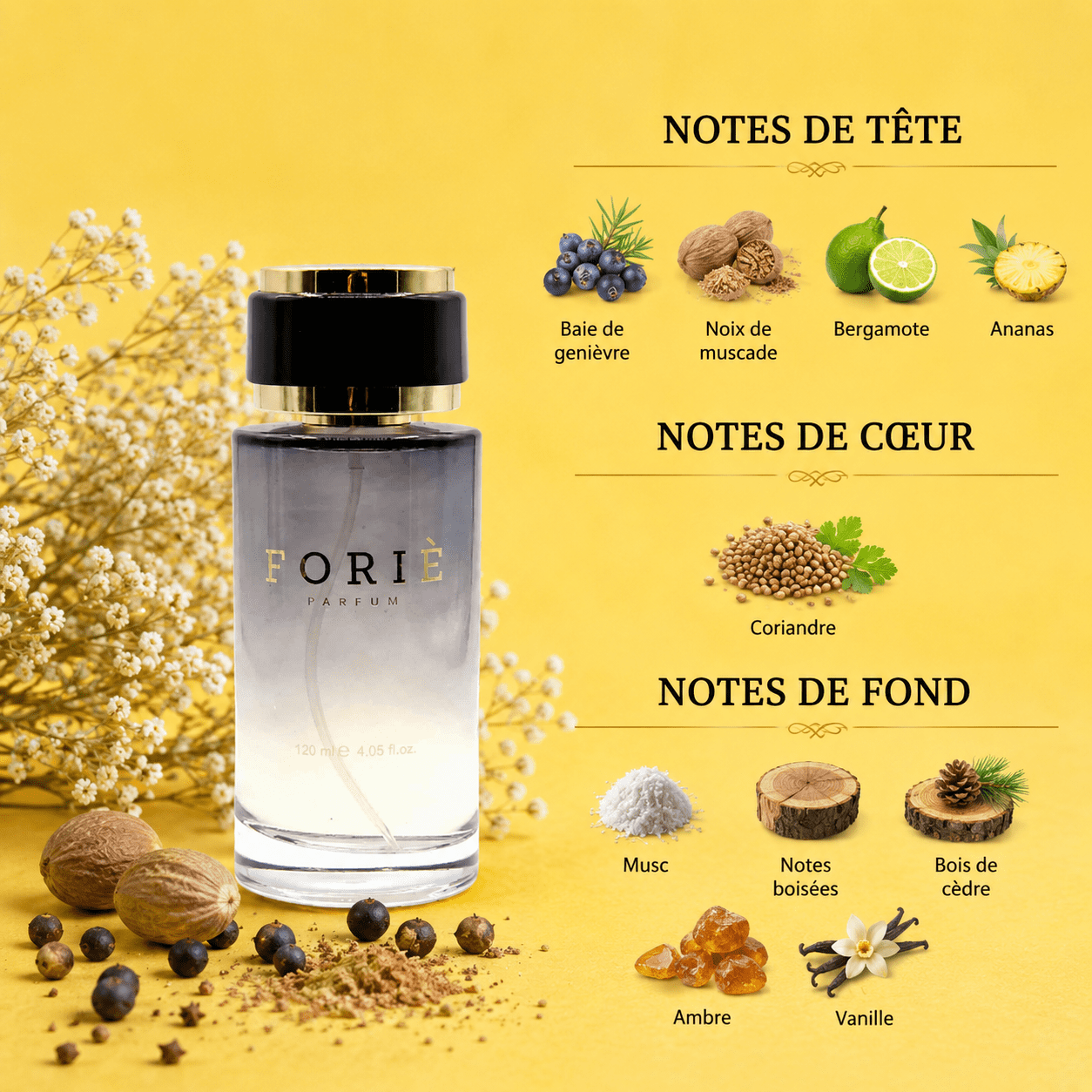 Parfum unisexe foriè fr507 120 ml