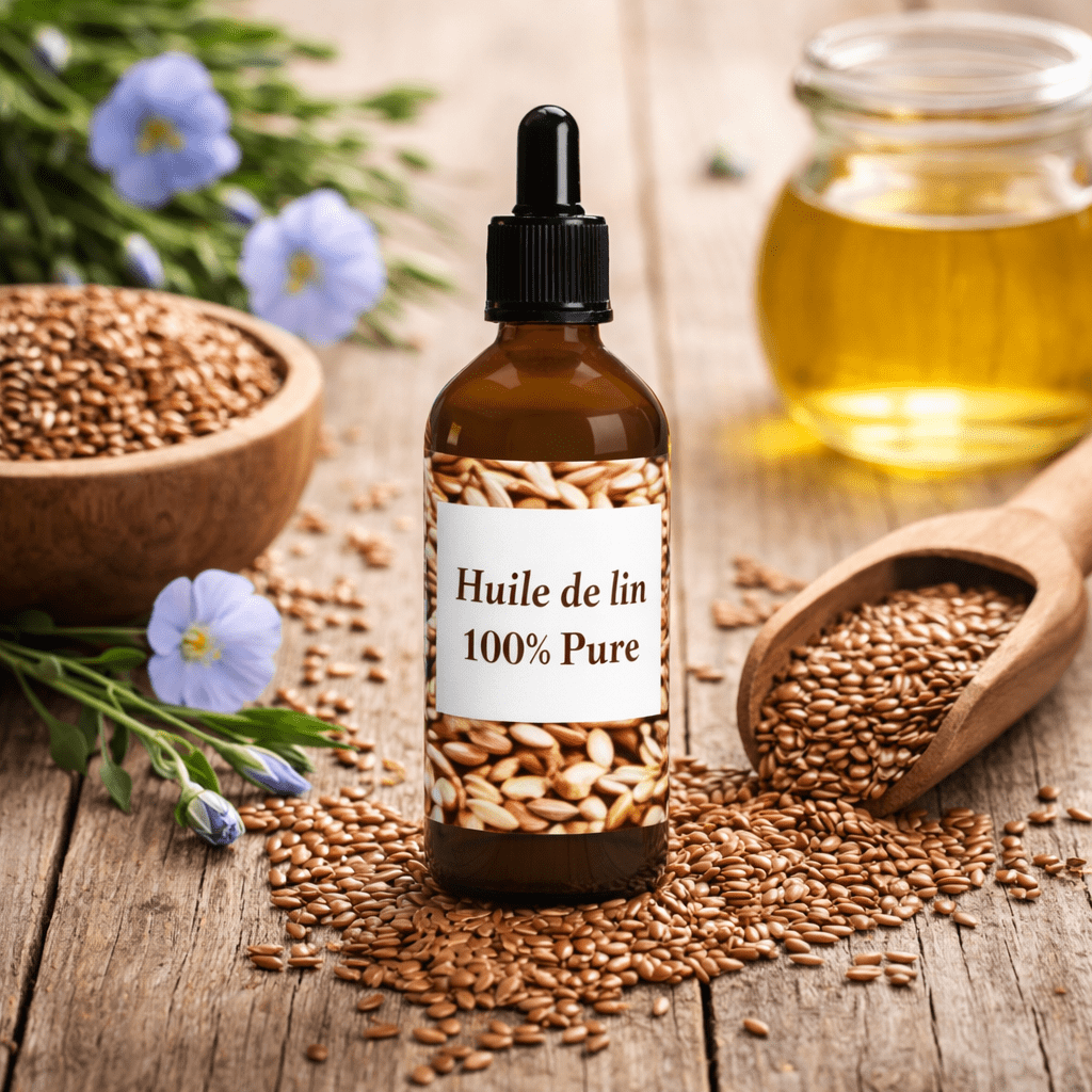 Huile de lin 100% pure - 100ml