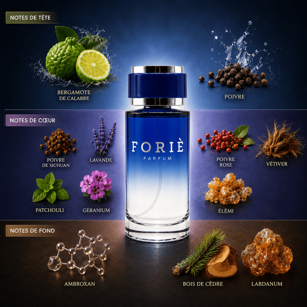 Parfum homme foriè fr25 120 ml