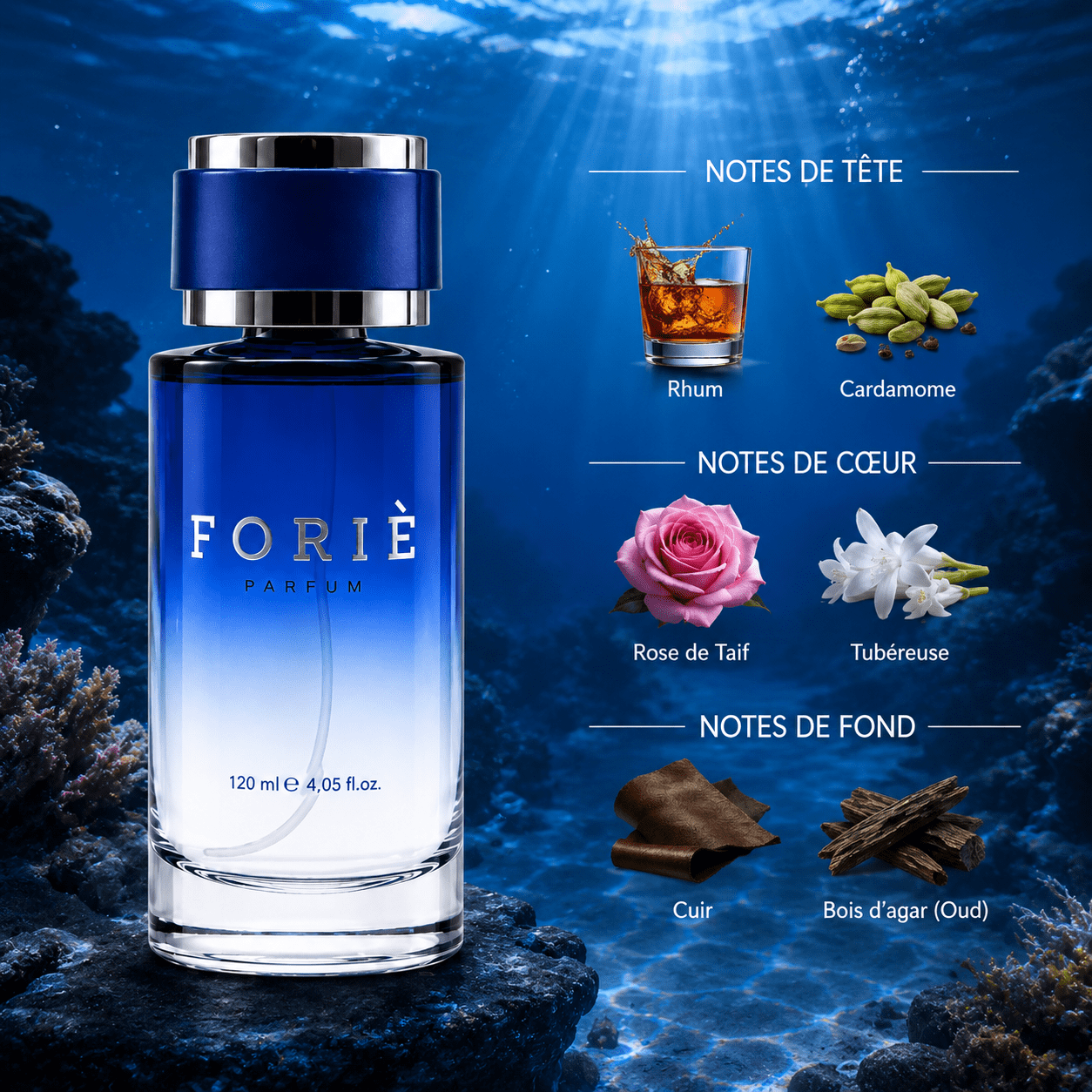 Parfum homme foriè fr59 120 ml