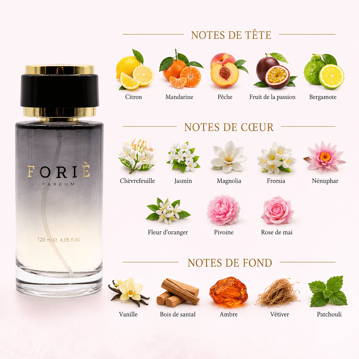 Parfum femme foriè fr4 120 ml