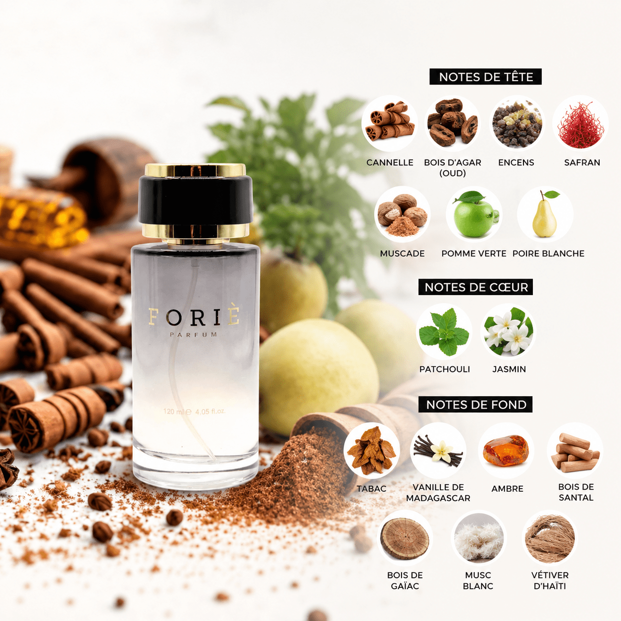 Parfum unisexe foriè fr509 120 ml