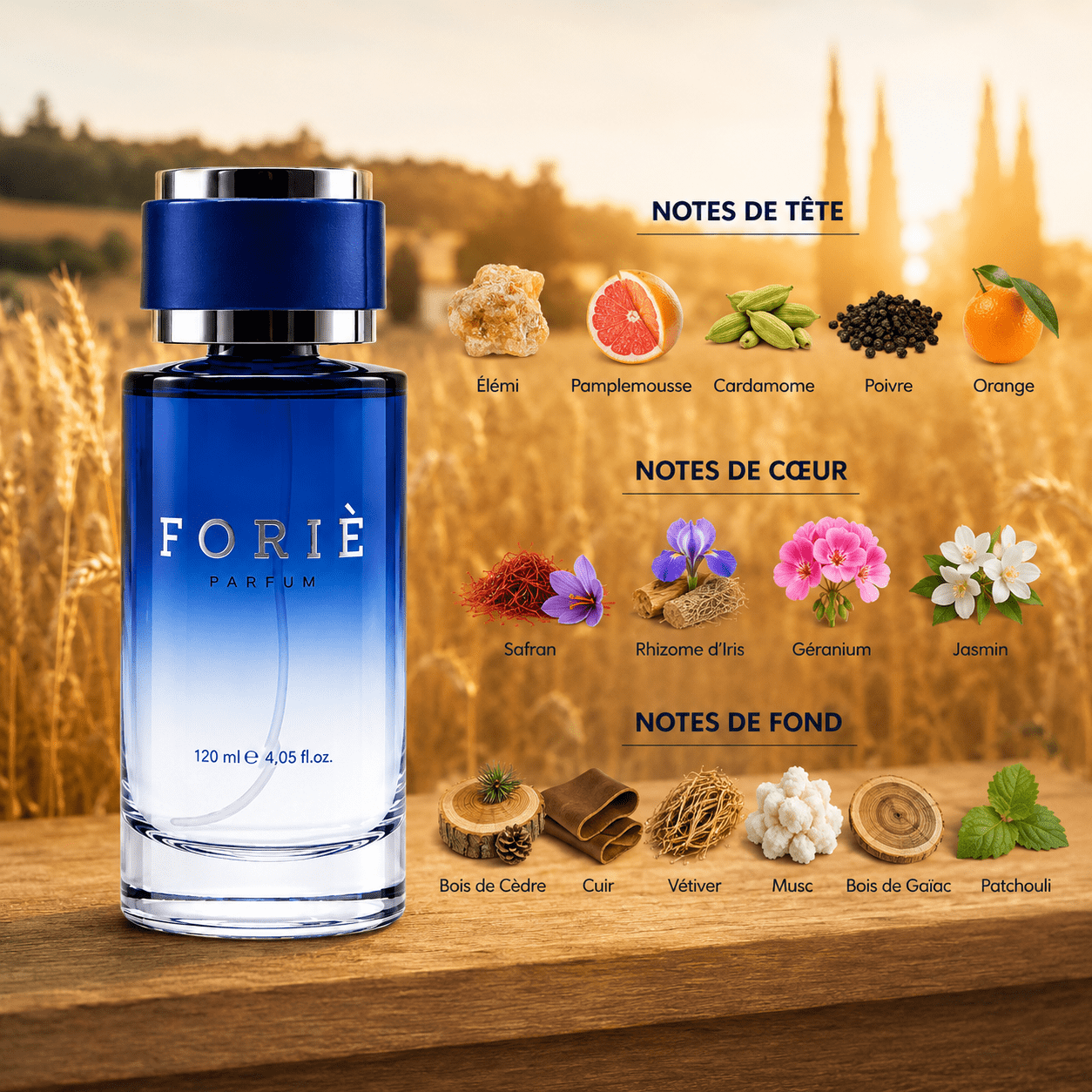 Parfum homme foriè fr39 120 ml