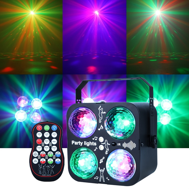 Projecteur de fête disco RGB avec télécommande