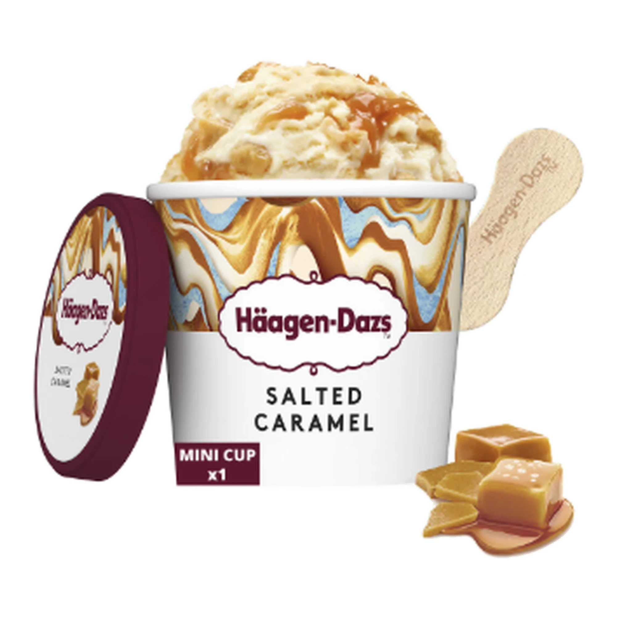 HAAGEN-DAZS Glace Caramel Beurre Salé Mini Pot 81 g