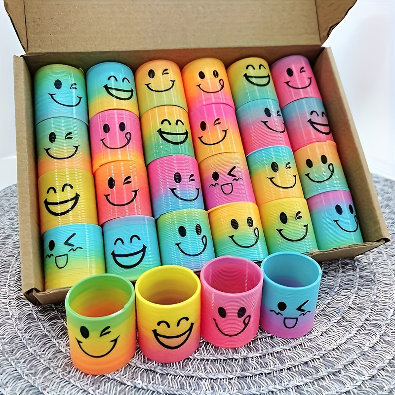 Lot de 28 mini jouets à ressort magique