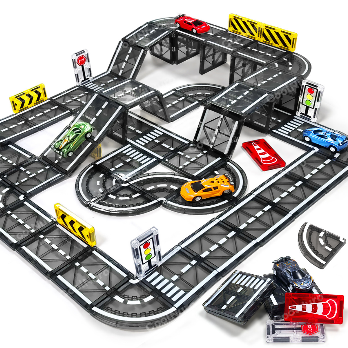 Ensemble de jouets de blocs de construction magnétiques