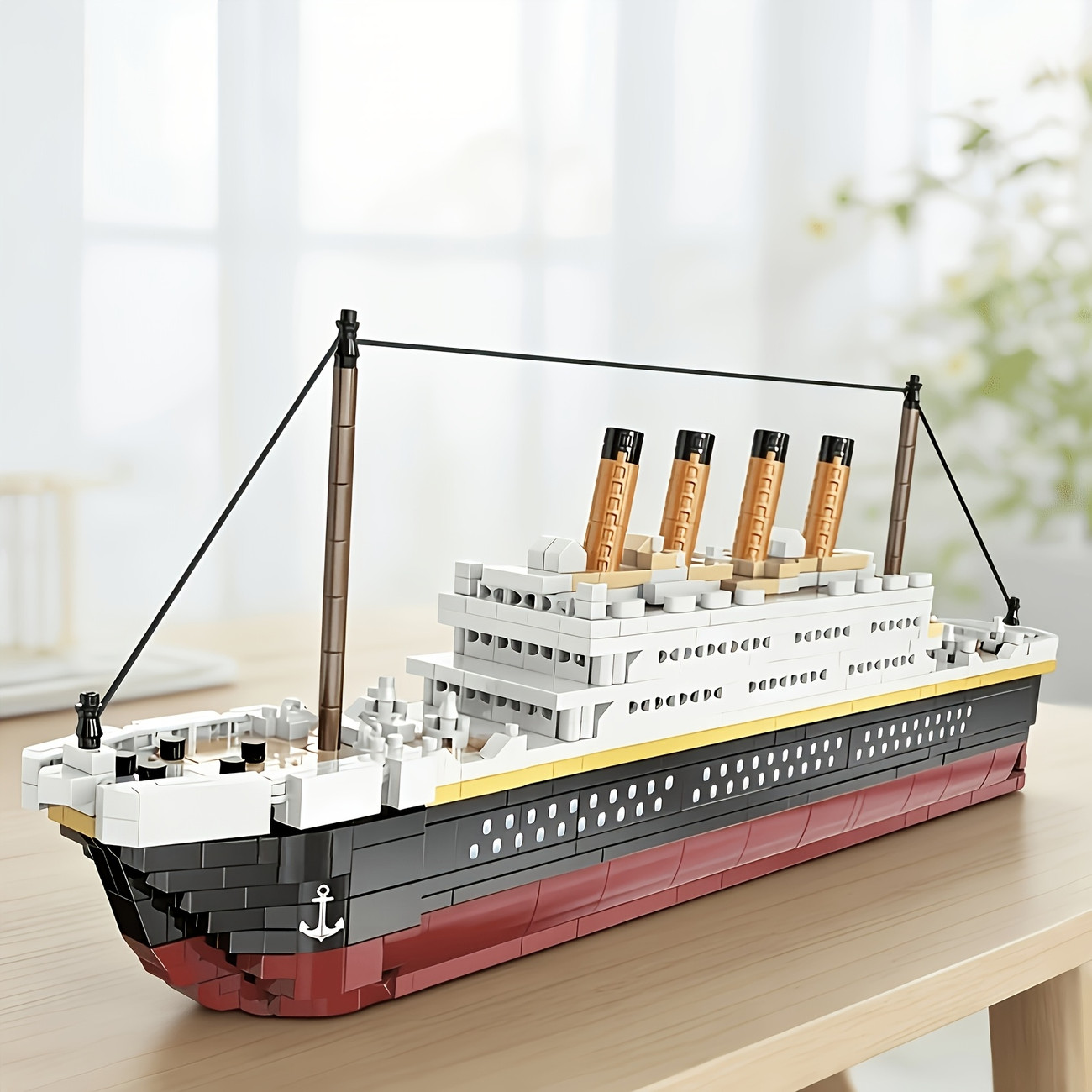 Maquette de bateau de croisière en blocs