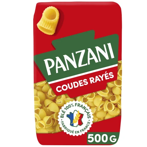 Pâtes coudes rayés PANZANI