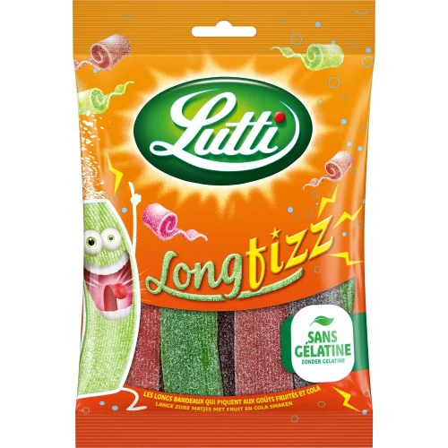 Bonbons longfizz piquants aux fruits LUTTI