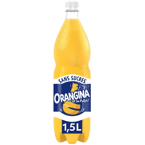 Soda à l'Orange et sa Pulpe Sans Sucres Ajoutés ORANGINA