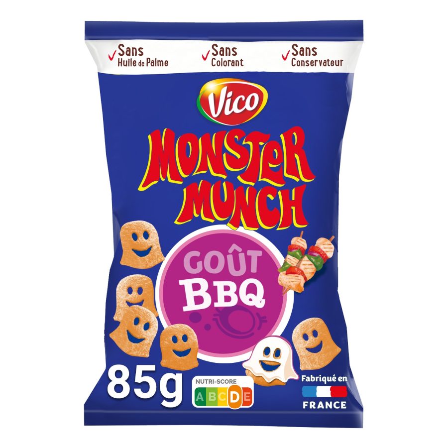 Biscuits apéritifs Goût Barbecue MONSTER MUNCH
