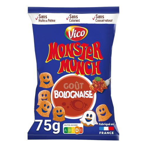 Biscuits apéritifs Goût Bolognaise MONSTER MUNCH