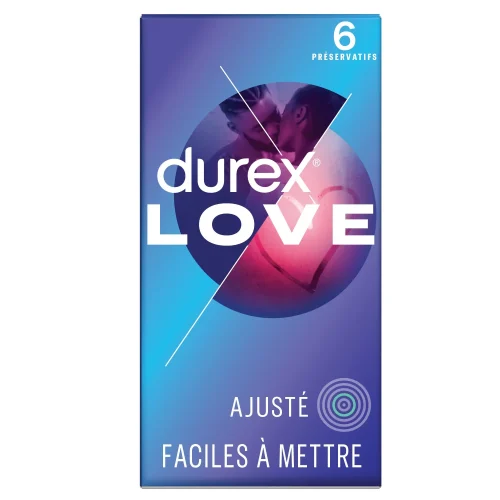 Préservatifs Ajusté Facile à Mettre Love Lubrifié DUREX