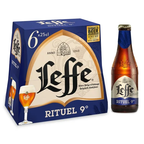 Bière Blonde Rituel d'Abbaye 9% LEFFE