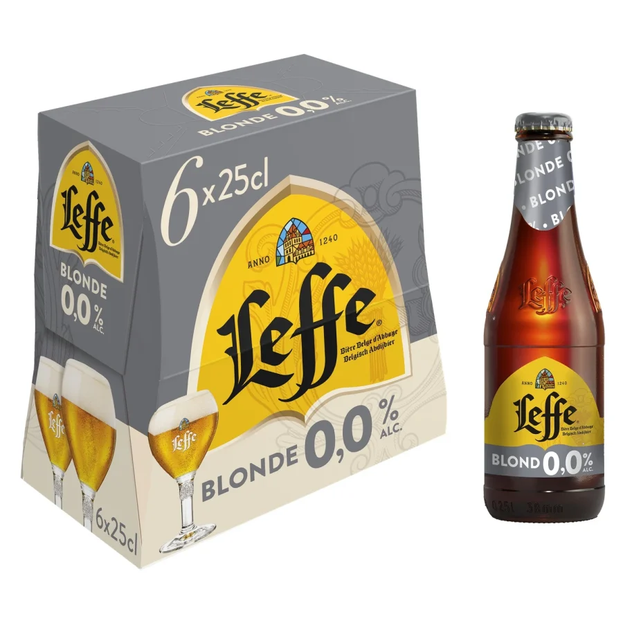 Bière Blonde Sans Alcool 0,0% LEFFE