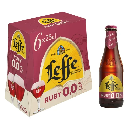Bière Ruby Sans Alcool 0,0% LEFFE