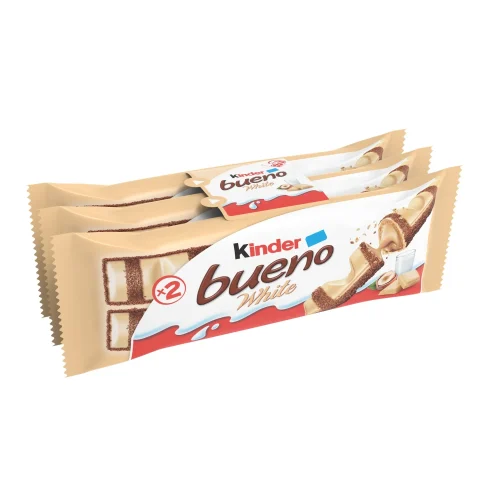 Barres Chocolatées Blanc Noisette KINDER BUENO