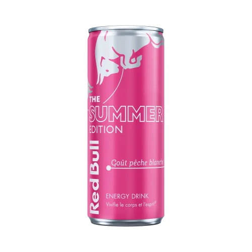 Boisson Énergisante Goût Pêche Blanche RED BULL