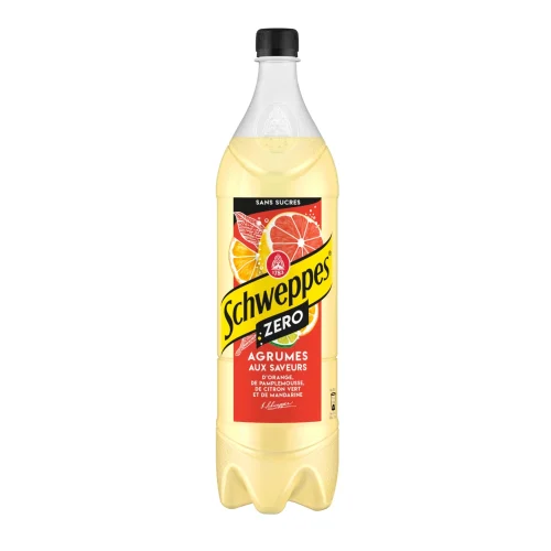 Soda aux Agrumes Zéro Sucres SCHWEPPES